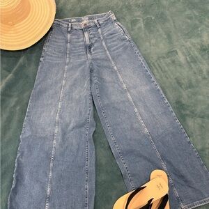 a.n.a Light Blue Flare Jeans